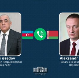 Премьер-министры Азербайджана и Беларуси провели телефонный разговор