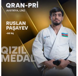 Азербайджанский дзюдоист завоевал золотую медаль Гран-при