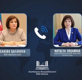 Спикеры парламентов Азербайджана и Беларуси обсудили ситуацию на Ближнем Востоке