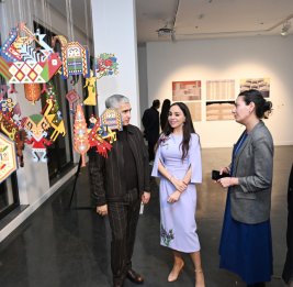 Лейла Алиева приняла участие в групповой выставке &laquo;Дом с видом на пейзаж&raquo;