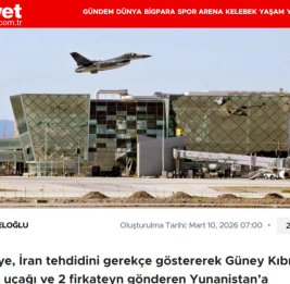 СМИ: Дислокация турецкиx F-16 на севере Кипра &ndash; ответ Афинам и Парижу