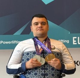 Азербайджанский парапауэрлифтер завоевал еще две медали на Открытом чемпионате Европы