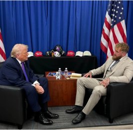 Трамп заявил о желании увидеть бой Джейка Пола с Хабибом Нурмагомедовым