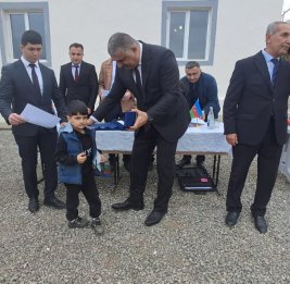 В ходжавендском селе Ханоба 25 семьям вручены ключи от их домов