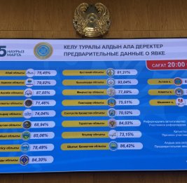 Явка на референдуме в Казахстане составила 73,24 процента
