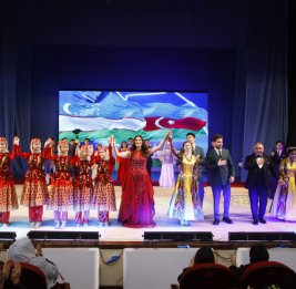 Концерт, посвященный празднику Новруз в городе Гулистан