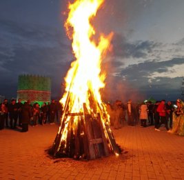 Праздничный концерт в Агдаме, посвященный Новрузу