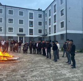 В Ходжавенде спустя 34 года зажгли костер - символ праздника Новруз