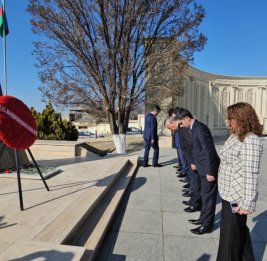 В городе Нахчыван почтили память героев битвы при Чанаккале