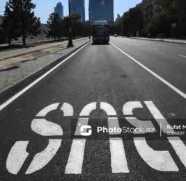 На одном из участков Баку ликвидировали автобусную полосу