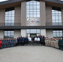 Президент Ильхам Алиев принял участие в открытии животноводческого комплекса &laquo;Ширван Агро&raquo; в Шамахы