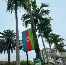 В США на престижных улицах Корал-Гейблс поднят флаг Азербайджана