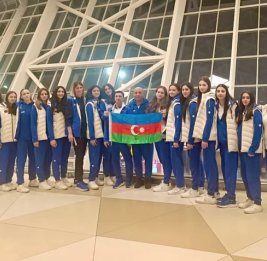 Сборная Азербайджана по волейболу (U-18) отправилась в Испанию на отборочный турнир ЕВРО-2026