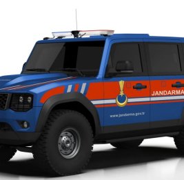 Турция ввела в эксплуатацию первый бронированный патрульный автомобиль TULGA