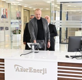 Президент Ильхам Алиев принял участие в открытии Центра хранения энергии на основе аккумуляторных батарей &laquo;Абшерон&raquo;