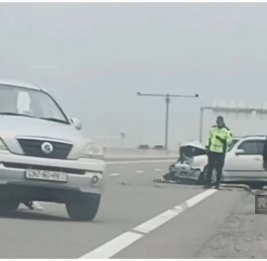 В Билясуварском районе столкнулись два автомобиля: пострадали четыре человека