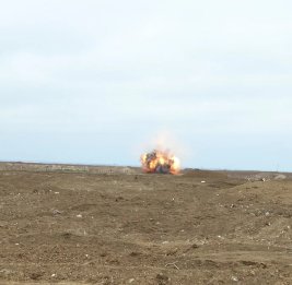 В Агдаме местный житель подорвался на мине