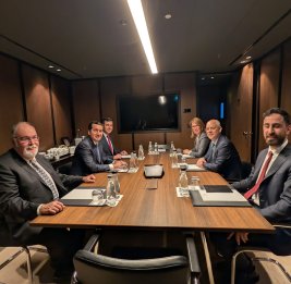 Хикмет Гаджиев встретился в Будапеште с главным советником Президента Турции