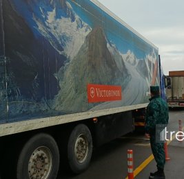 Гумпомощь России для Ирана прибыла на контрольно-пропускной пункт "Южная Астара"