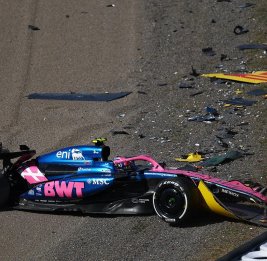 Старт Гран-при Японии "Формулы 1" задержали из-за аварии