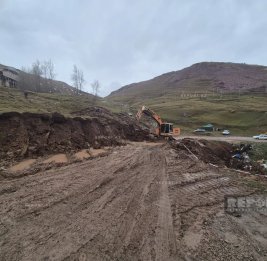 В Дашкесене просела дорога