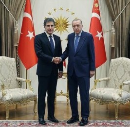 Эрдоган и Барзани обсудили эскалацию на Ближнем Востоке