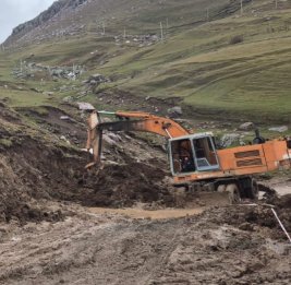 Стихия отступает