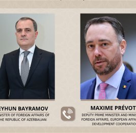 Джейхун Байрамов обсудил с бельгийским коллегой военную эскалацию на Ближнем Востоке и мирные инициативы