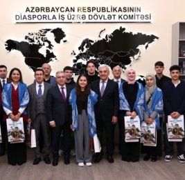 
Дети турецких шехидов побывали в Государственном комитете по работе с диаспорой