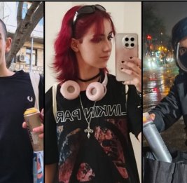 Распространились фотографии лиц, разрисовавших фасад киноцентра &laquo;Низами&raquo;