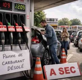 Французы опустошают заправки из-за нехватки топлива