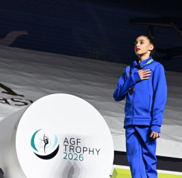 Азербайджанская гимнастка завоевала золотую медаль