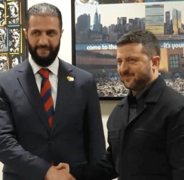 
СМИ: Зеленский впервые встретится с Ахмедом аш-Шараа в Сирии