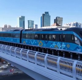 
В Астане тестируют 19 беспилотных составов LRT