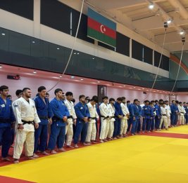 Азербайджанские дзюдоисты продолжают подготовку к чемпионату Европы
