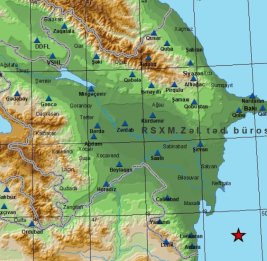 В Каспийском море произошло землетрясение