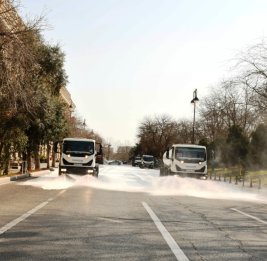 Сегодня в столице вымыты 550 улиц