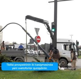 Пересечение улицы улица Гасана Алиева с Тбилисским проспектом впервые будет регулироваться светофорами