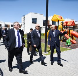 
Официальные лица Азербайджана и России прибыли в Зангилан