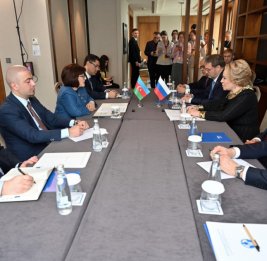 Сахиба Гафарова: Между законодательными органами России и Азербайджана налажено очень эффективное сотрудничество