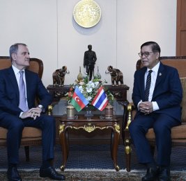 Джейхун Байрамов провел обсуждения с министром иностранных дел Таиланда