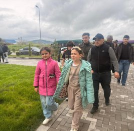 
Очередная группа переселенцев прибыла в Агдам