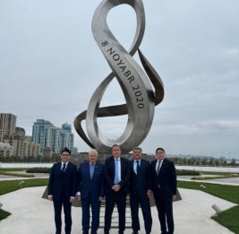 Руководитель межпарламентской группы дружбы Ирландия-Азербайджан посетил Парк Победы в Баку