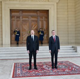 Состоялась церемония официальной встречи Президента Латвии