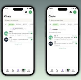 
WhatsApp предложит ИИ-сводки по всем непрочитанным сообщениям
