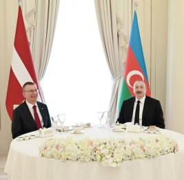 
Официальный ланч в честь Президента Латвии