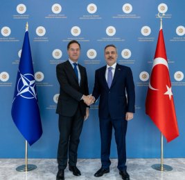 
Генсек НАТО провел переговоры с главой МИД Турции