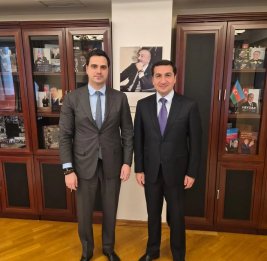 Хикмет Гаджиев и Эльчин Гасымов обсудили сотрудничество между Баку и Братиславой