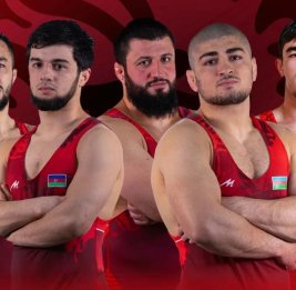 
Азербайджанские борцы сегодня поборются за четыре золотые медали чемпионата Европы