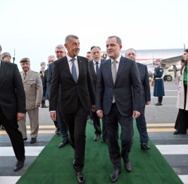 
Премьер-министр Чехии прибыл с визитом в Азербайджан